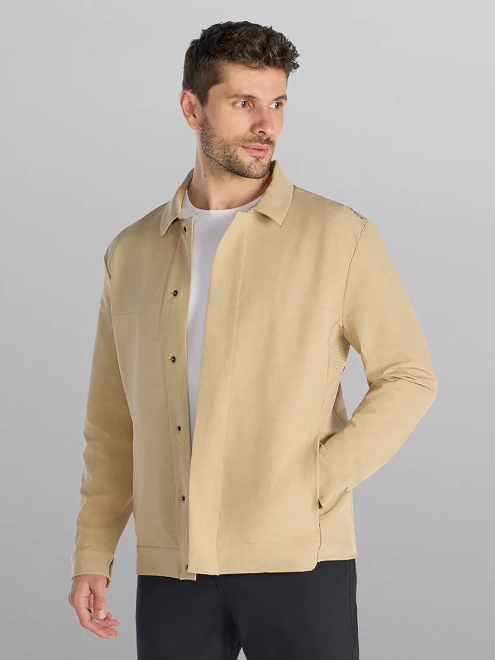 Men's BYLT District Jacket Sand